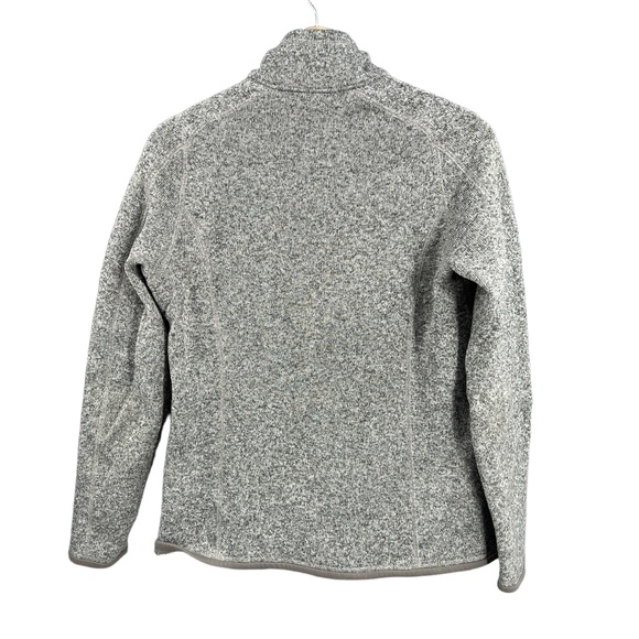 Patagonia Women’s Better Sweater Gray Quarter-Zip Fleece Pullover Medium - Picture 2 of 6